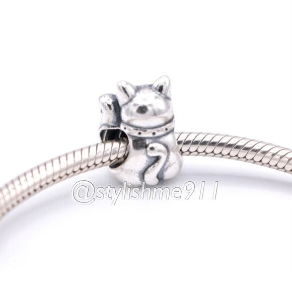 Authentic Pandora Lucky Cat Charm - 790989EN05 - Picture 4 of 11